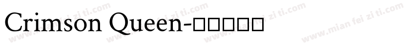 Crimson Queen字体转换